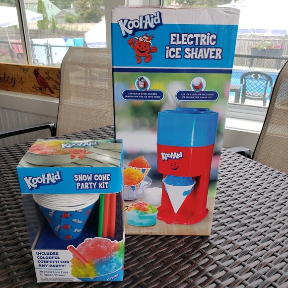 NWT Kool-aid Electric Ice Shaver and Snow Cone Kit - Picture 1 of 6